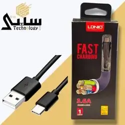cable Type c fast charger LDNio 3.6 A 1M lenghth