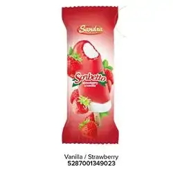 Sandra Sorbetto Strawbery&vanil 55g
