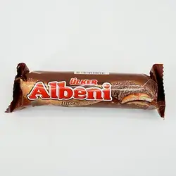 Ulker Albeni Milk Chocolate Coated Biscuit Bites With Caramel 63Gm