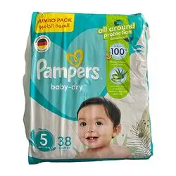 Pampers Baby Dry-5-38Pcs