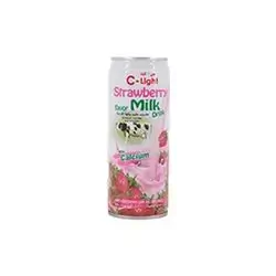 C-Light Strawberry Juice With Milk 240Ml