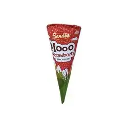 Sandra Moo Cone Strawberry 80g