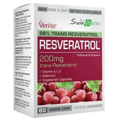Suda Vitamin Resveratrol - 60 capsules original