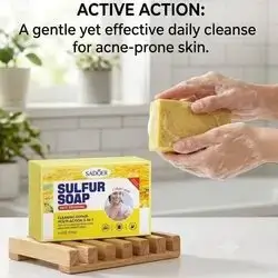 Sulfur Soap Mite Removal Anti-acne 125g