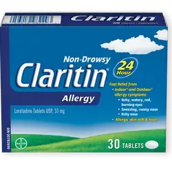 Claritin 10mg Non drowsy ( loratadine 10 mg )