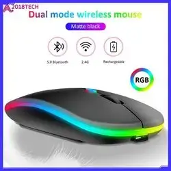 Mouse Wireless and bluetooth +2.4G RGB