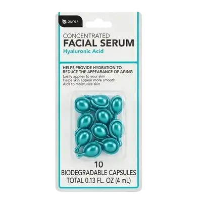 Concentrated Facial Serum Hyaluronic Acid 10 Biodegradable Capsules 4ml _ B.Pure