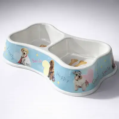 Dual Plastic Bowl