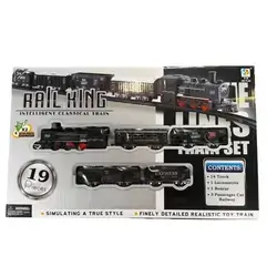 Rail King Electric Train Set – 19 Pieces