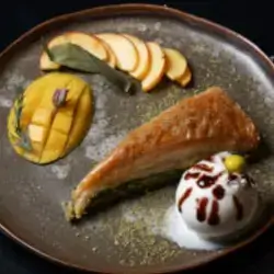 Baklava With Ice Cream