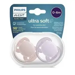 avent pacifier ultra soft -6 months