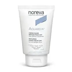 Noreva Aquareva repairing hand cream 24H for dry and damaged hands 50ml