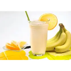 Banana & Milk Juice