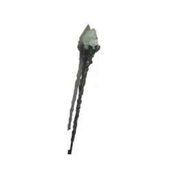 Crystal Wand  Green Brock 27cm
