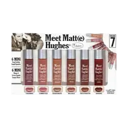 Meet Matt(e) Hughes 6 Mini Long-Lasting Lipsticks Vol.7 _ the Balm