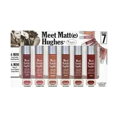 Meet Matt(e) Hughes 6 Mini Long-Lasting Lipsticks Vol.7 _ the Balm