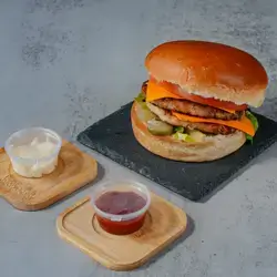 Double Cheese Chicken Burger