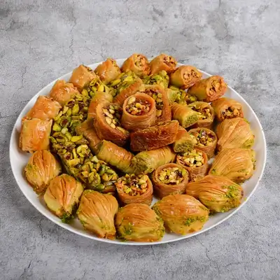 Mixed Baklava With Pistachios