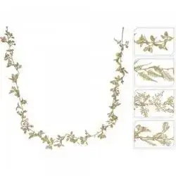 Koopman Leaf Garland 170Cm 4Ass Design