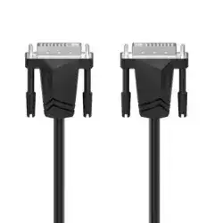 Hama 1.5 m, DVI-I, DVI-I, Male, Male, Black