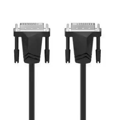 Hama 1.5 m, DVI-I, DVI-I, Male, Male, Black