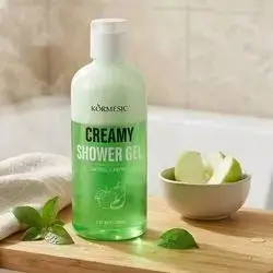 Kormesic Creamy Shower Gel Oil Control & Refreshing - Apple (290ml)