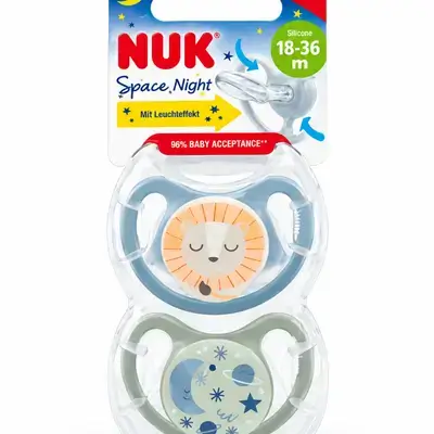 Nuk space night 18-36m 2pcs