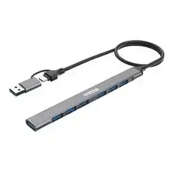 Go-Des GD-UC706 - USB-C Hub - 7Port
