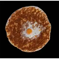 Small Lahmacun with Egg