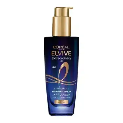 L’Oreal Elvive Extraordinary Oil Midnight Serum For Dry Hair - 100ml | لوريال سيروم ليلي للشعر الجاف - 100 مل
