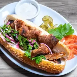 Doner With French Bun