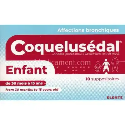 Coquelusedal Enfant suppositories for cough