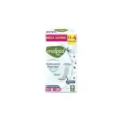 Molped Extra Hygiene Anti-Bacterial Long Sanitary Pads, 26 Pieces
