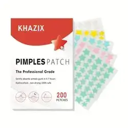 Khazix 200-Piece Set | Cute Hydrocolloid Acne Patches - Yellow