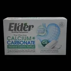 ELDER CALCIUM CARBONATE 24 GUMS