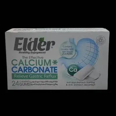 ELDER CALCIUM CARBONATE 24 GUMS