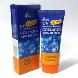 Ekel UV Soothing & Moisture Collagen Sun Block SPF 50 PA +++ 70ml