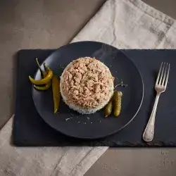 برنجى دنك خر و ماسی تونا