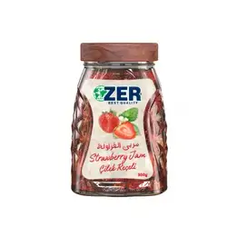 Zer Strawberry Jam 380g Glass Jar
