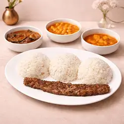 1 Kebab With Rice