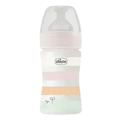 Well Being Bottle Anti-Colic System Slow Flow 0M+ Pink 150ml _ Chicco