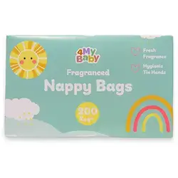 4Mybaby- Fragranced Nappy Bags 200 Pack