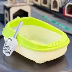 Cat Open Litter Box 