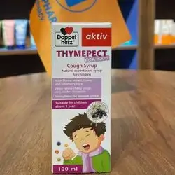 thymepect for kids cough syrup helps relieve chesty cough and soothes irritations , strengthens the immune system suitable for children above 1 year 100ml