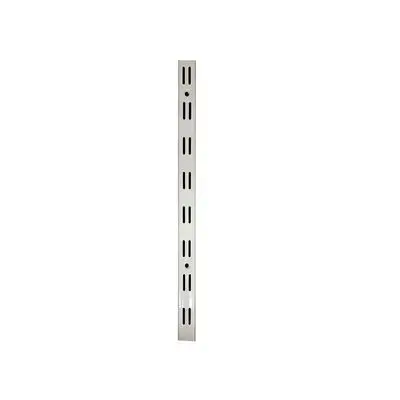 Double Hole Shelf Rail 500 Mm Grey