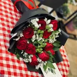 Bouquet Of Flowers With Accessories