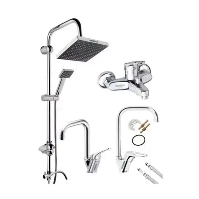 Overhead Shower Faucet Set