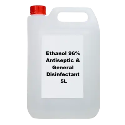 Ethanol 96% Antiseptic & General Disinfectant 5L
