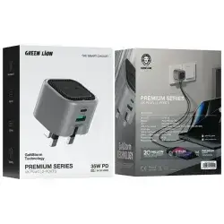 Green Lion Premium Series Foldable Wall Charger Plug PD 35W - 1 YEAR WARRANTY