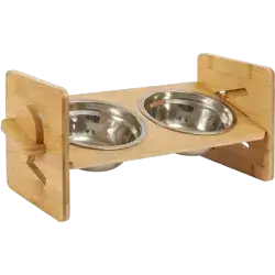 Elevated Dog Dual Bowls